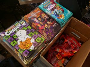 comics and candy at my local comic shop